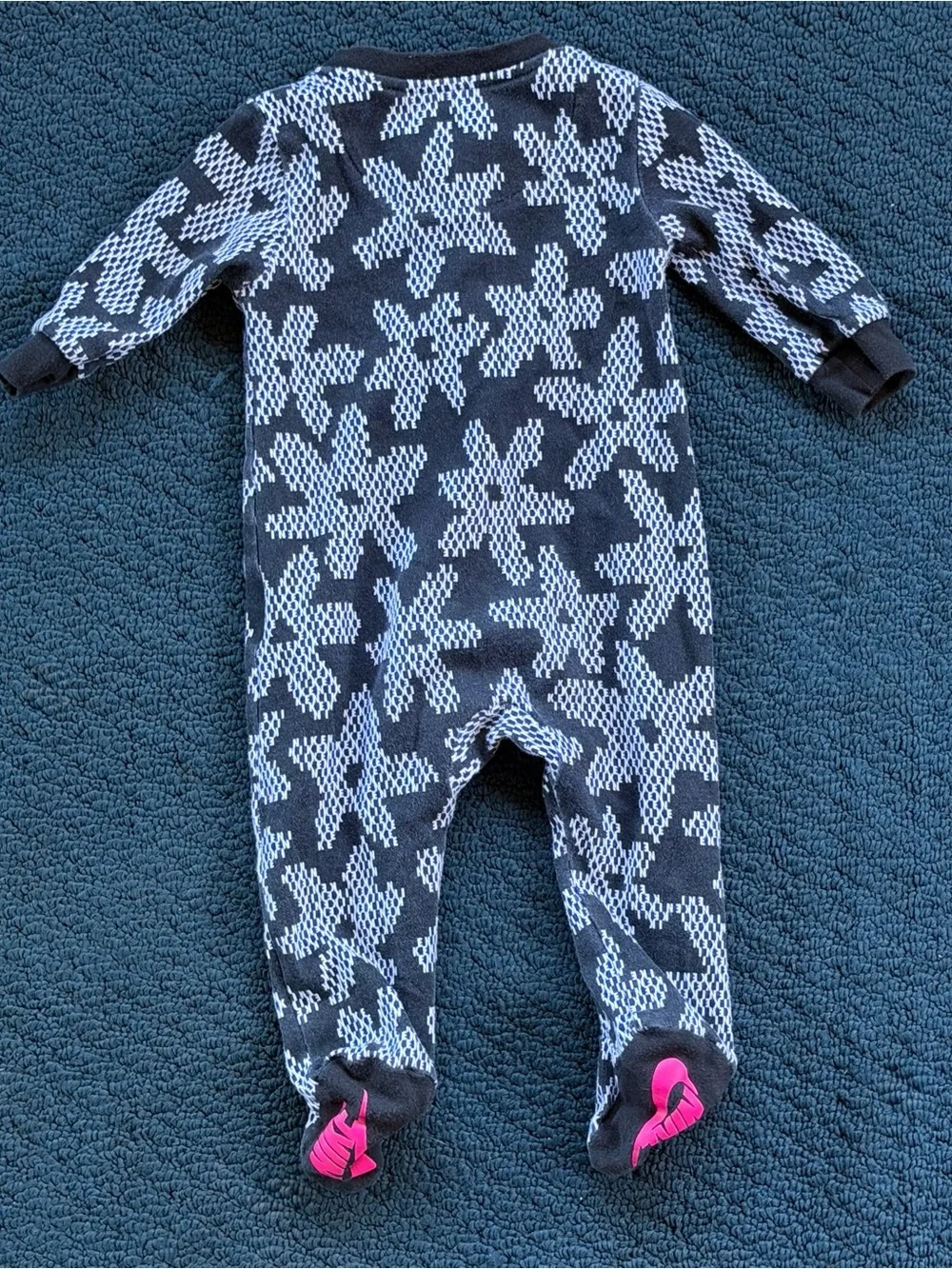 Nike Daisy Footed Coverall for baby girls - Picture 4 of 6